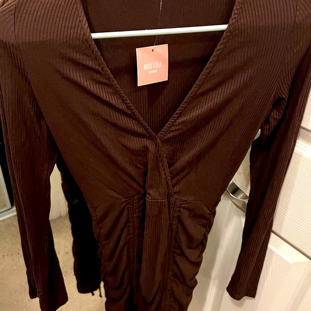 Brown dress